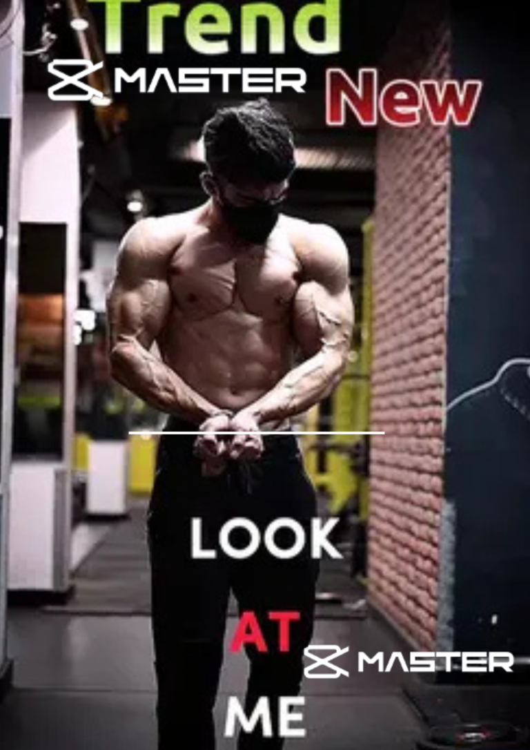 gym capcut template