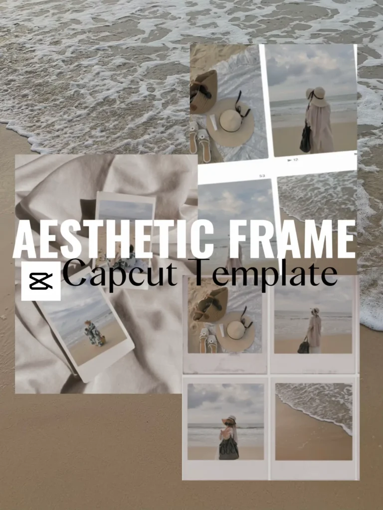 aesthetic capcut template